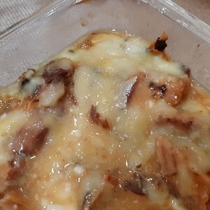 【トースター調理】サバ缶と豆腐の味噌チーズ焼き